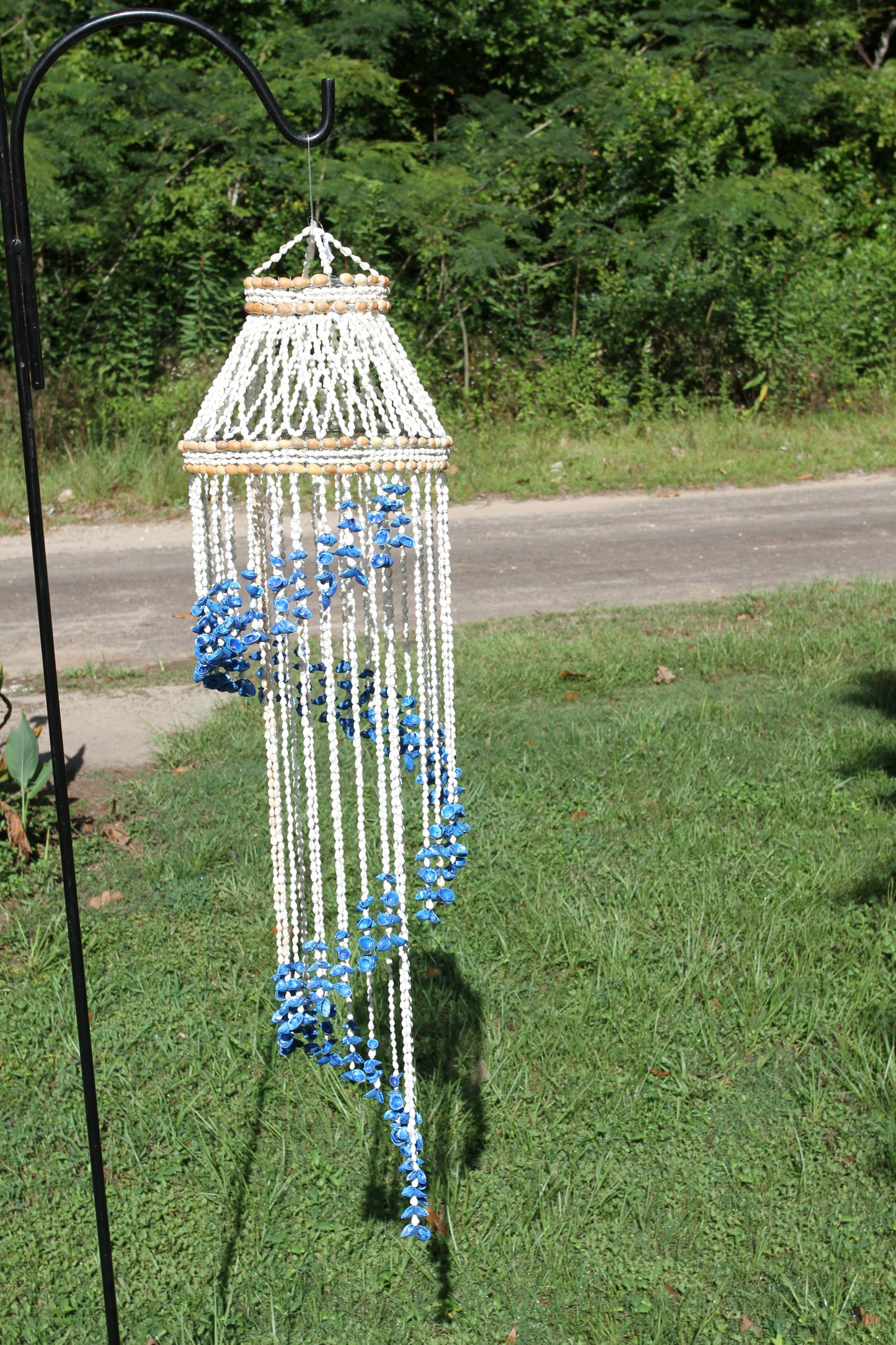 1-LARGE SPIRAL SEASHELL WINDCHIME,All Occasion Gifts,Coastal Home Accents,Balcony Decor,G-90