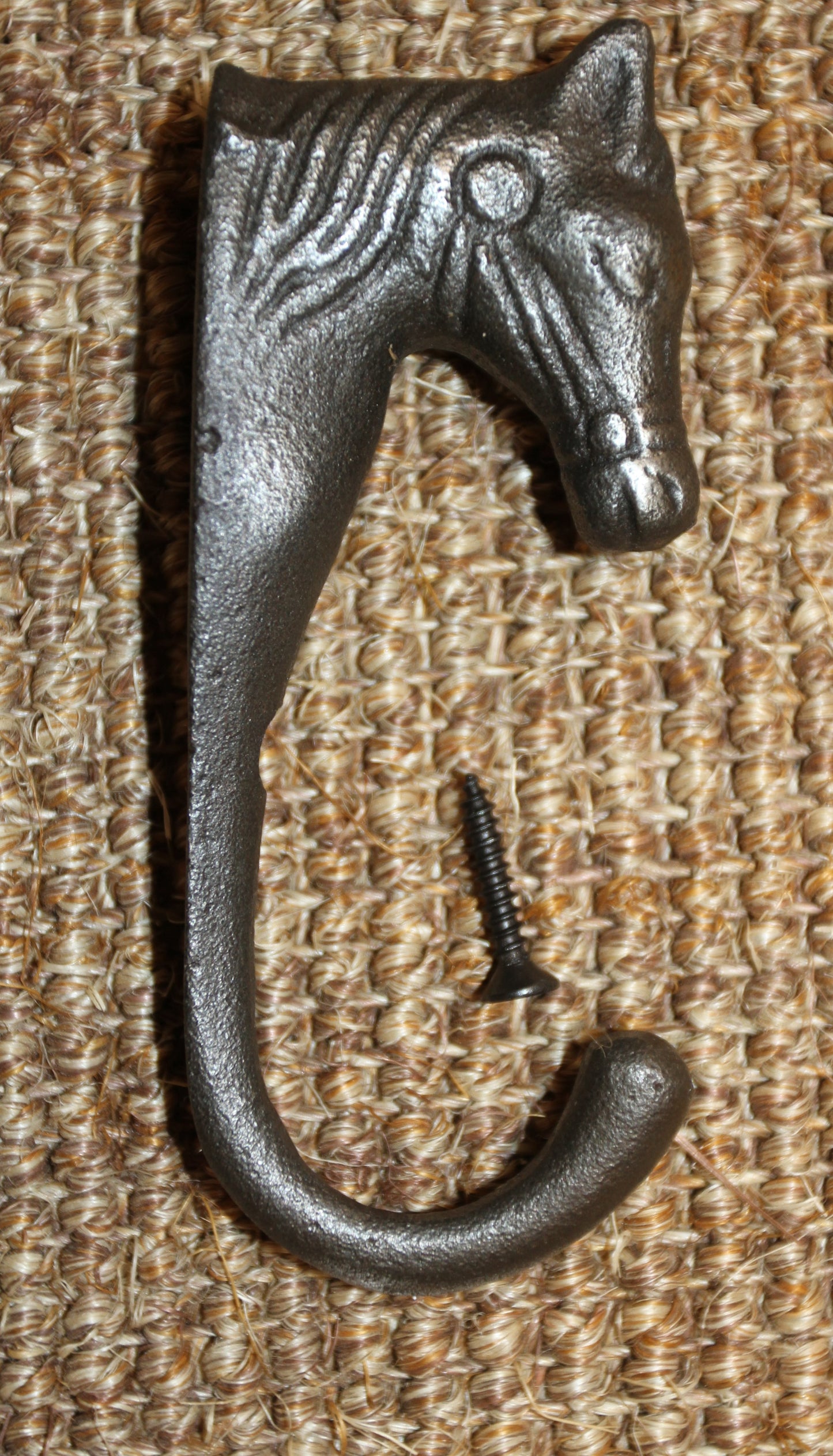 SMALL HORSE Wall Hook, Country Home Decor, Unfinished, Tack Room Hook For Small Items, Western Decor, Gift For All Occasions, W-39B