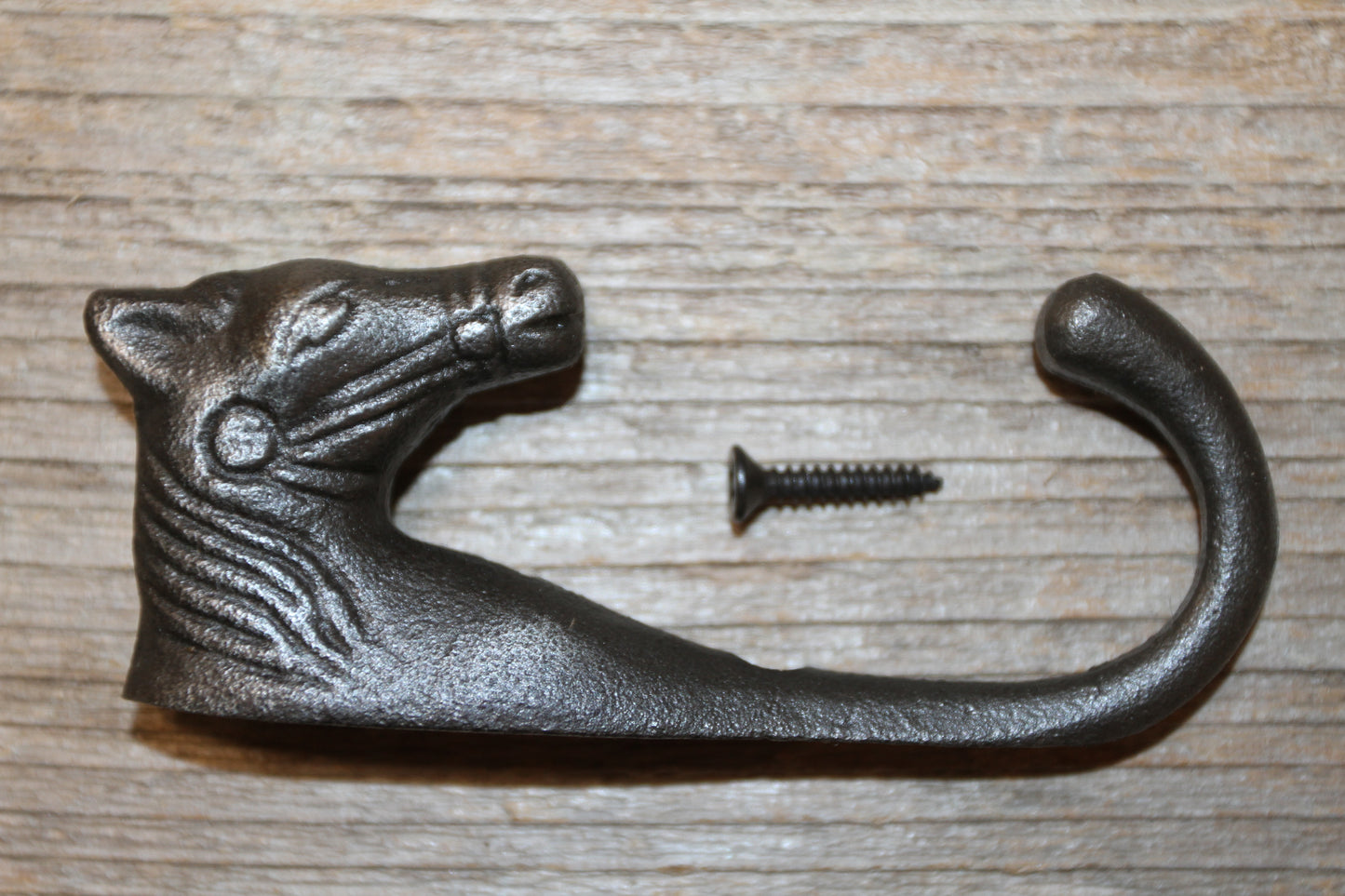SMALL HORSE Wall Hook, Country Home Decor, Unfinished, Tack Room Hook For Small Items, Western Decor, Gift For All Occasions, W-39B