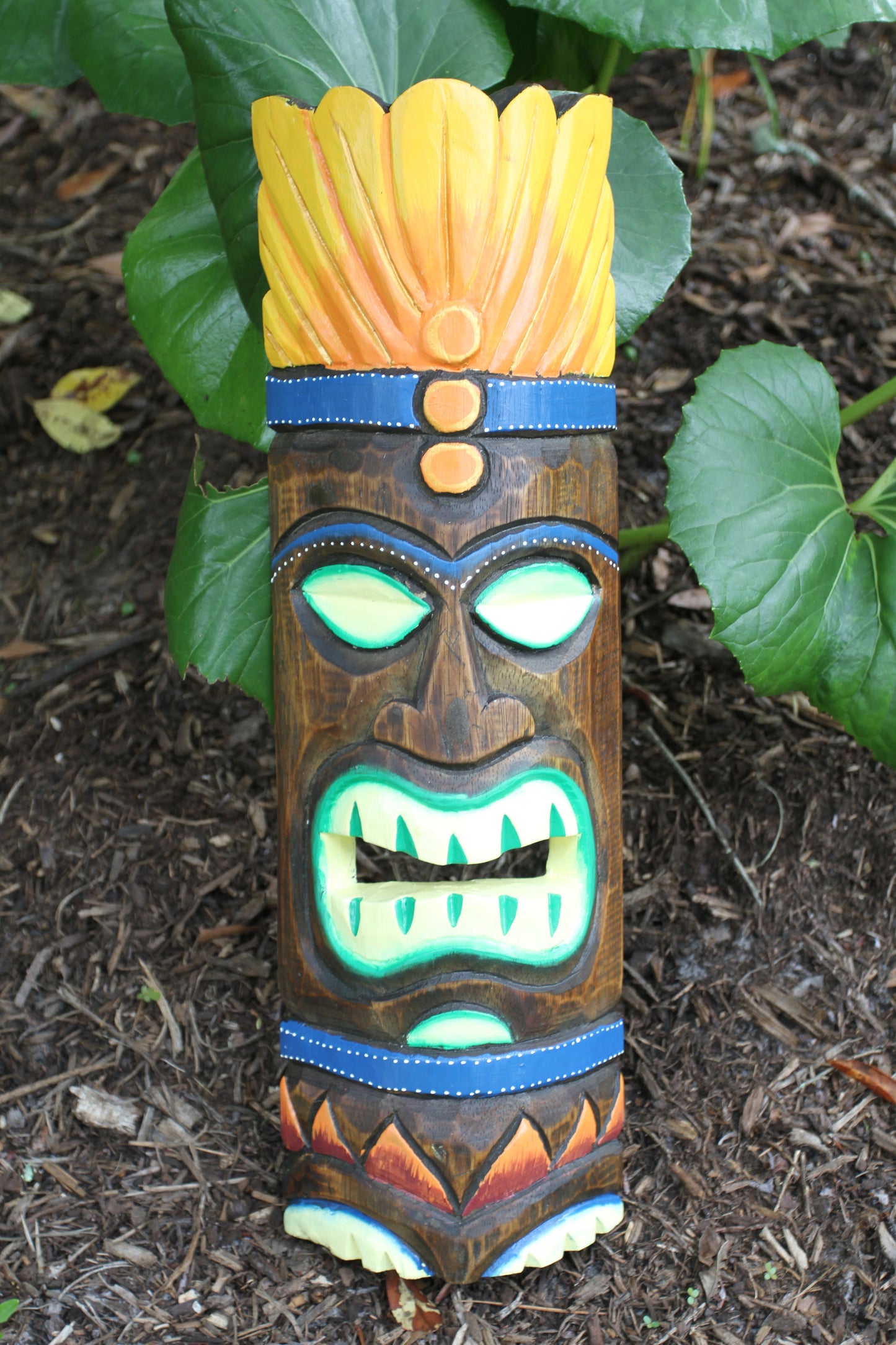 TIKI MASKS, Decorative Wood Masks, Tropical Lanai Wall Hangings, Beach Wedding Decor, All Occasion Gifts BH-TM-2,3