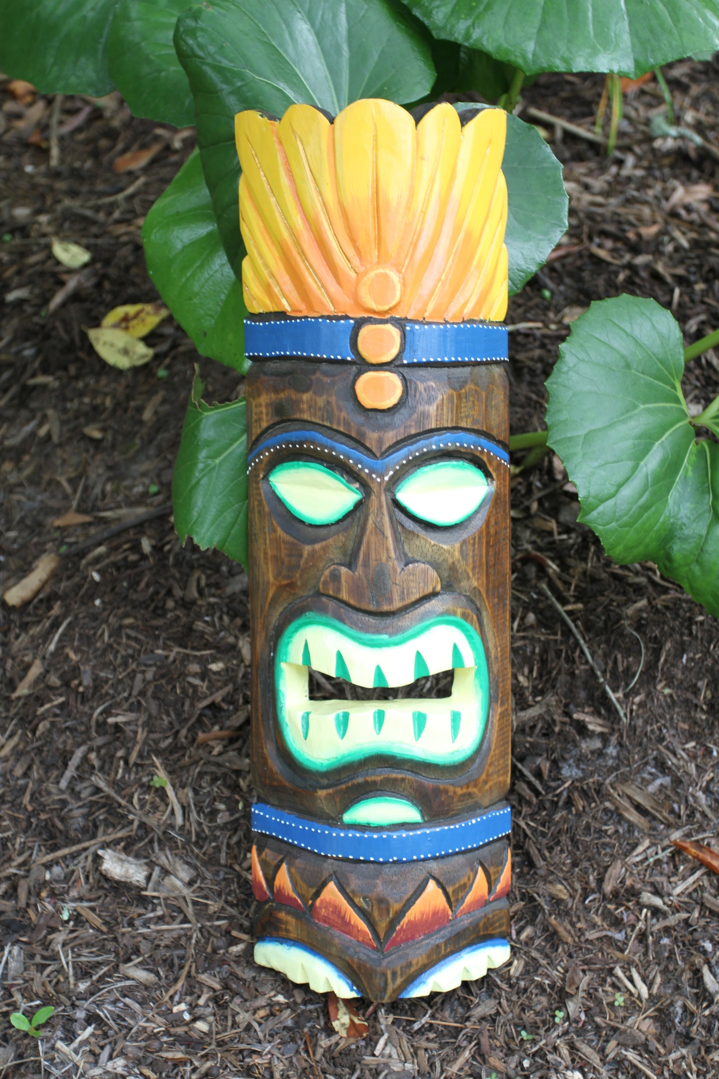 TIKI MASKS, Decorative Wood Masks, Tropical Lanai Wall Hangings, Beach Wedding Decor, All Occasion Gifts BH-TM-2,3
