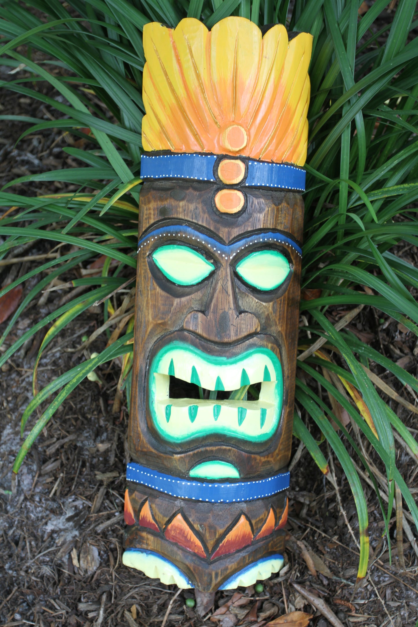 TIKI MASKS, Decorative Wood Masks, Tropical Lanai Wall Hangings, Beach Wedding Decor, All Occasion Gifts BH-TM-2,3