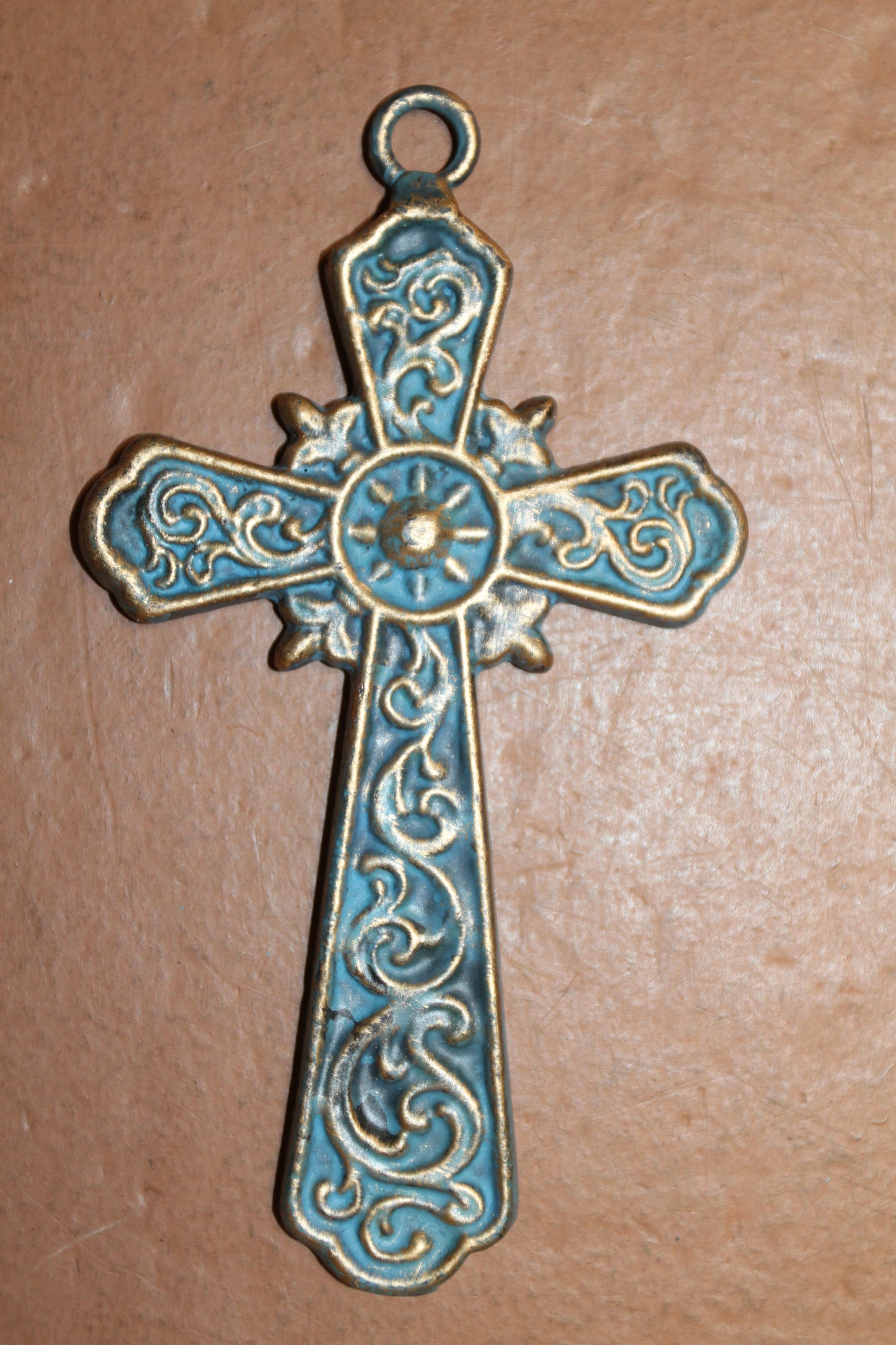 NEW HOPE Collection,5 Metal Wall Crosses,Country Decor,Wall Hanging,All Occasion Gifts,Spiritual Home Accents