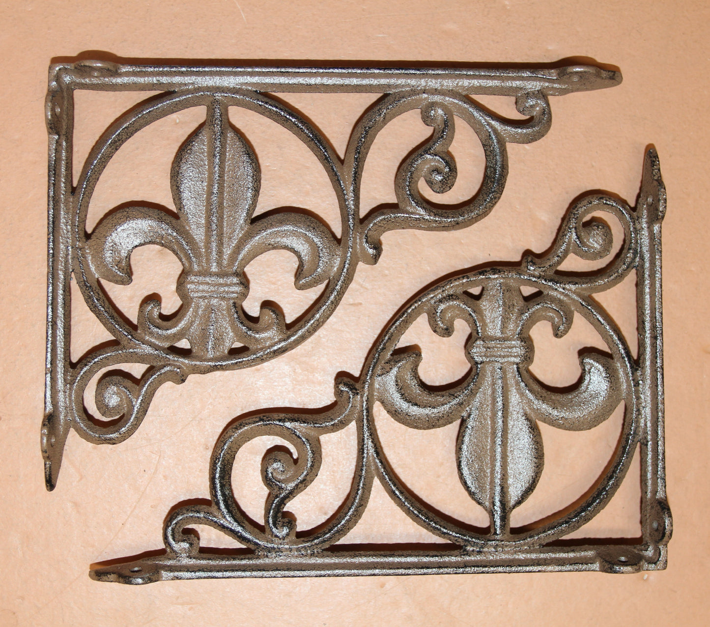 FLEUR DE LIS, Shelf Brackets, Wall Braces, Corner Corbels, Bath Decor, Gift For All Occasions, B-03