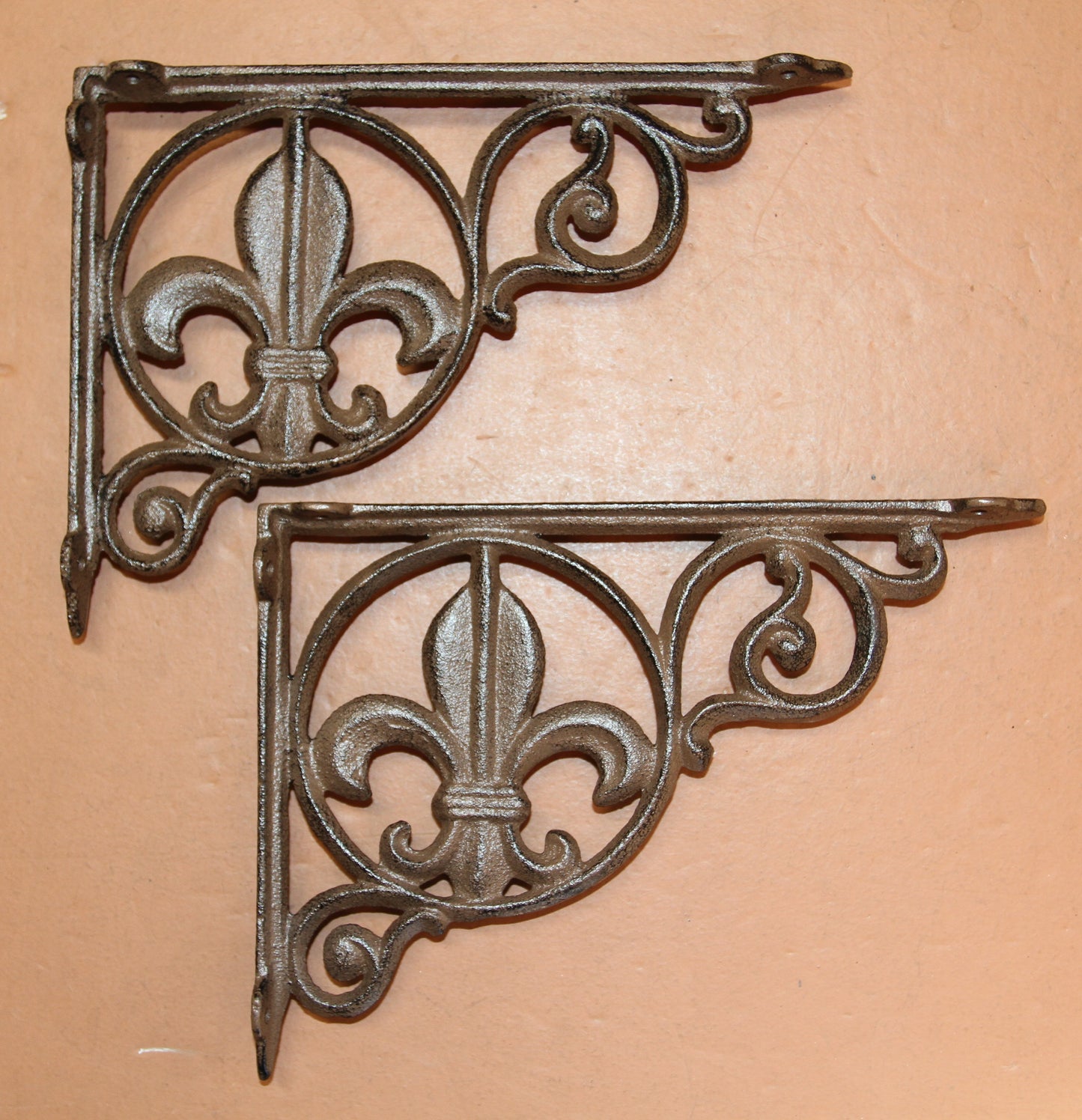 FLEUR DE LIS, Shelf Brackets, Wall Braces, Corner Corbels, Bath Decor, Gift For All Occasions, B-03