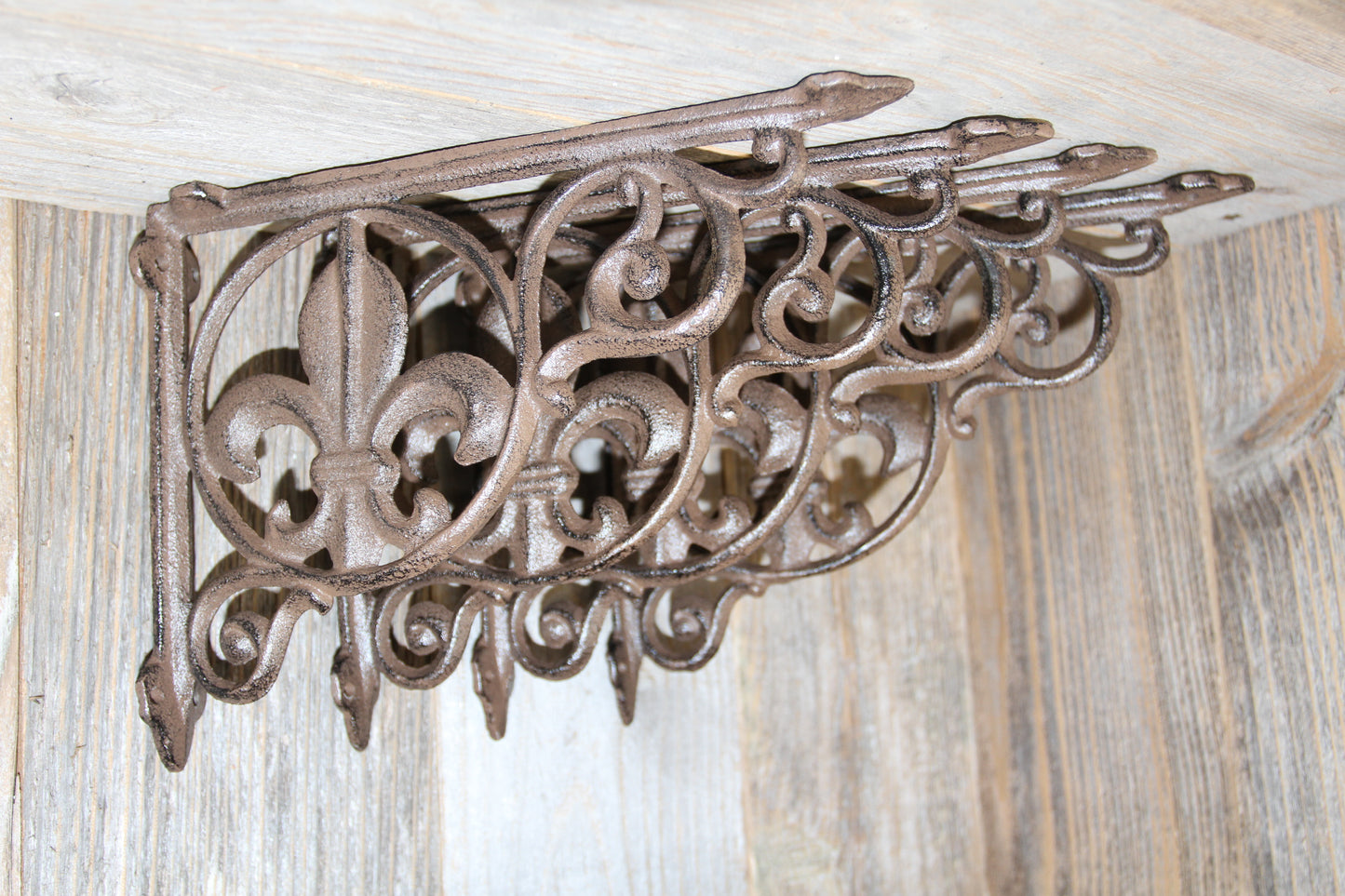 FLEUR DE LIS, Shelf Brackets, Wall Braces, Corner Corbels, Bath Decor, Gift For All Occasions, B-03