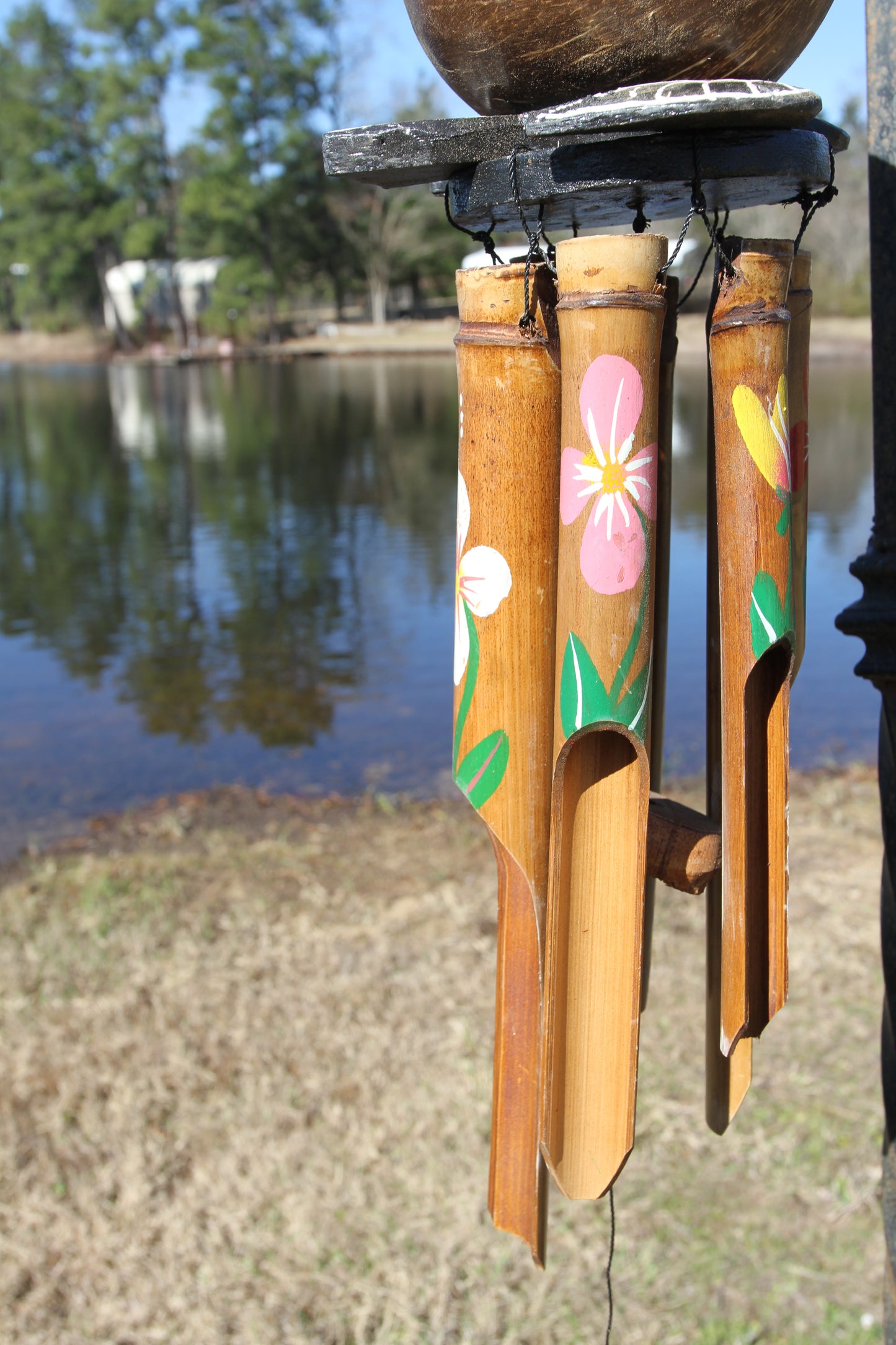 TURTLE WIND CHIMES, Colorful Bobbing Head Turtle Wind Chime, Beach Decor, Home and Garden Decor, Christmas Gift G-34
