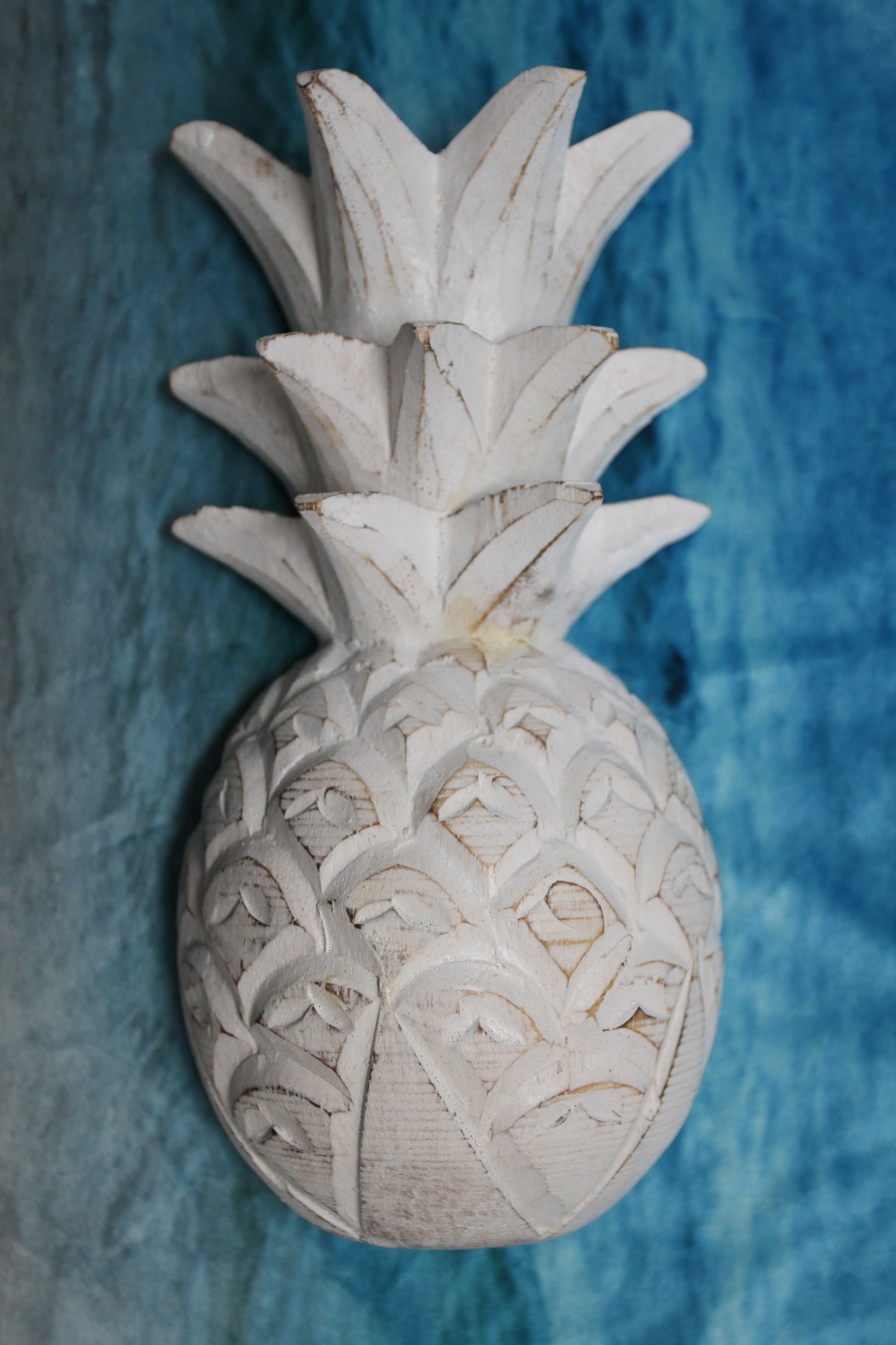 1 WALL HANGING,Half Cut Wood Pineapple,Bath Decor Kitchen Wall Decor,All Occasion Gifts,- T-