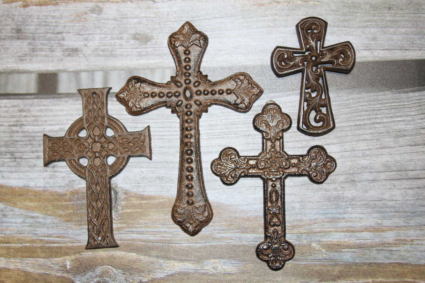 4pc SAN LEON Cross Collection,Victorian Accents,Country Decor,All Occasion Gifts,Wall Hanging