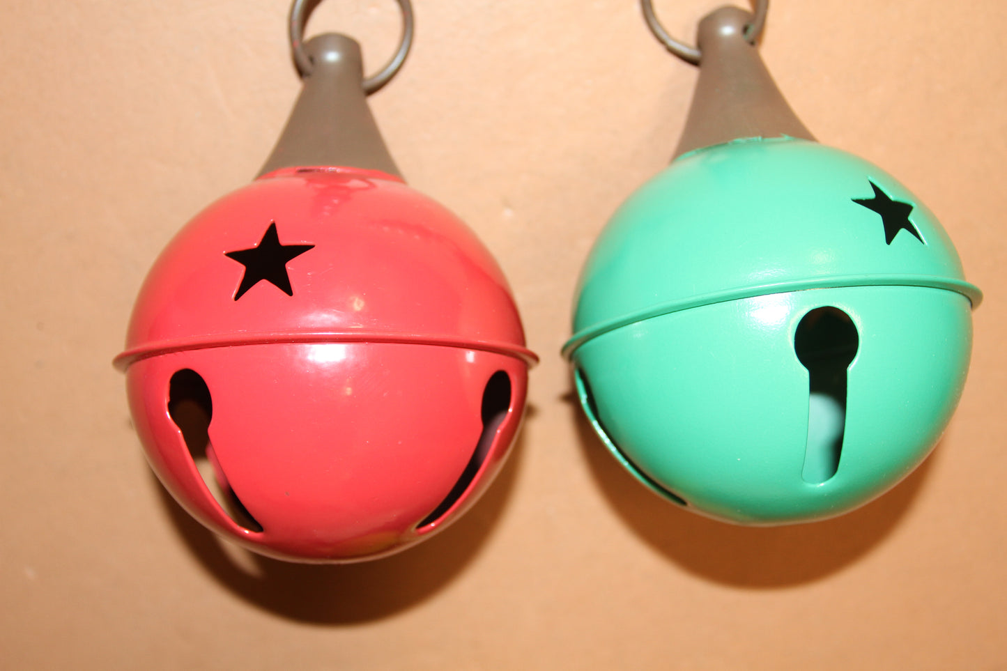 1-CLASSIC ROUND BELL,These Bells DO JINGLE, Red And Green Christmas Decorations,All Occasion Gifts, GSFR