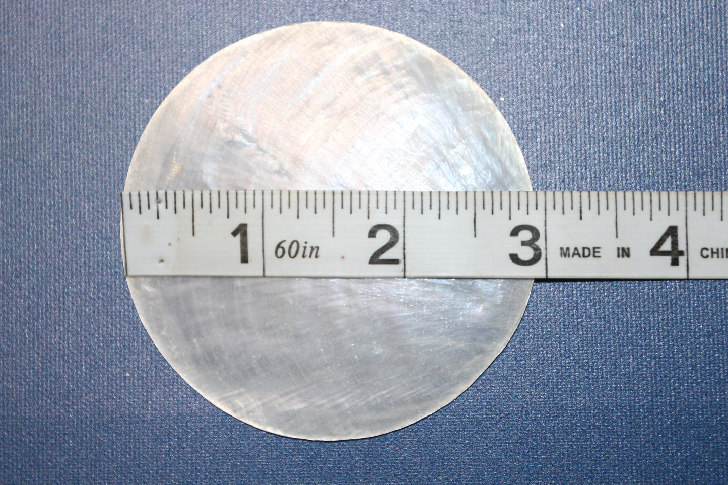 3 inch Capiz Seashell, Thick Cut Shells, Semi Translucent Seashells Wall Art Supply, Beach Home Decor, CS-90