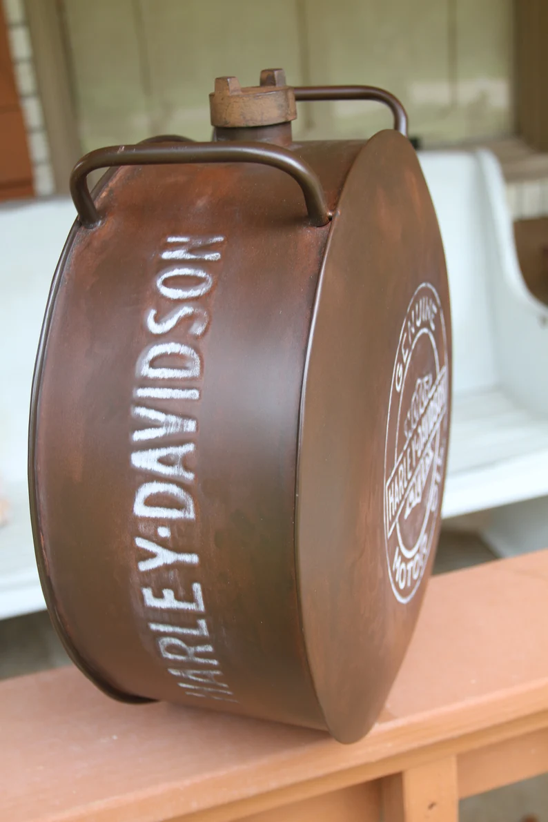 OIL CAN REPLICA, Bikers Collectible Replica, Man Cave Display, Replica 1920 Oil Can