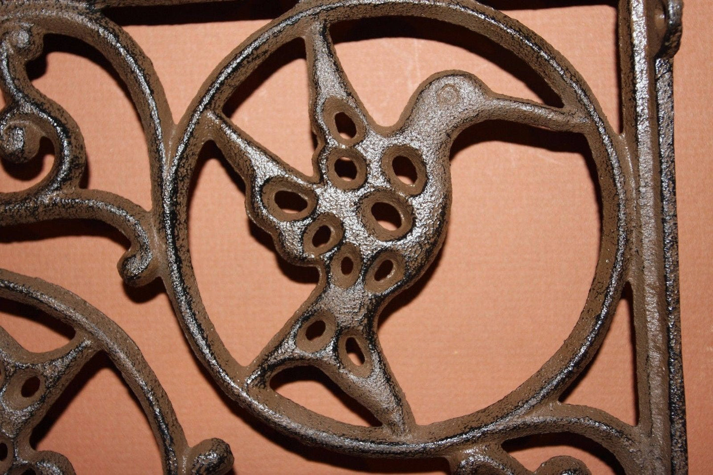 Hummingbird Garden Cast Iron Wall Shelf Brackets, Vintage-look Garden Patio Corbels, 9", Free Shipping,B-24