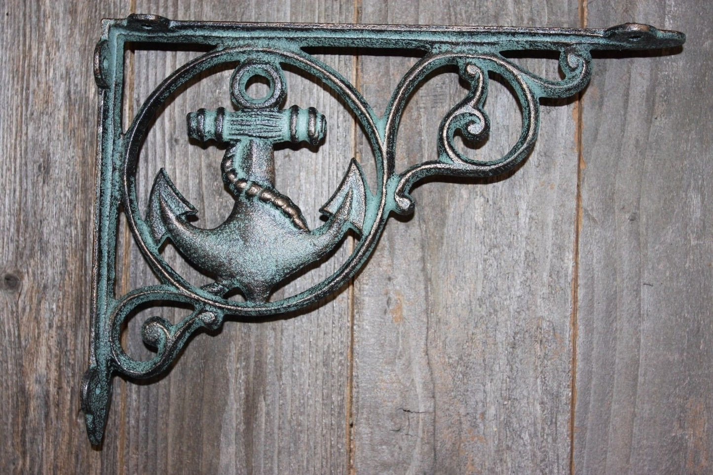 COATAL DECOR, Anchor Design Nautical Window Corner Accent Bracket, Shelf Brackets B-39