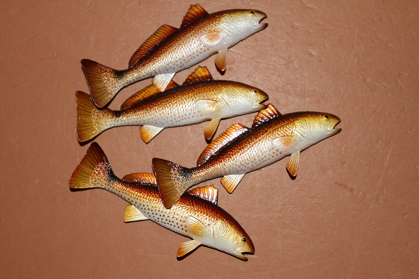 10 Redfish Refrigerator Magnets, Stocking Stuffers, Party Favors