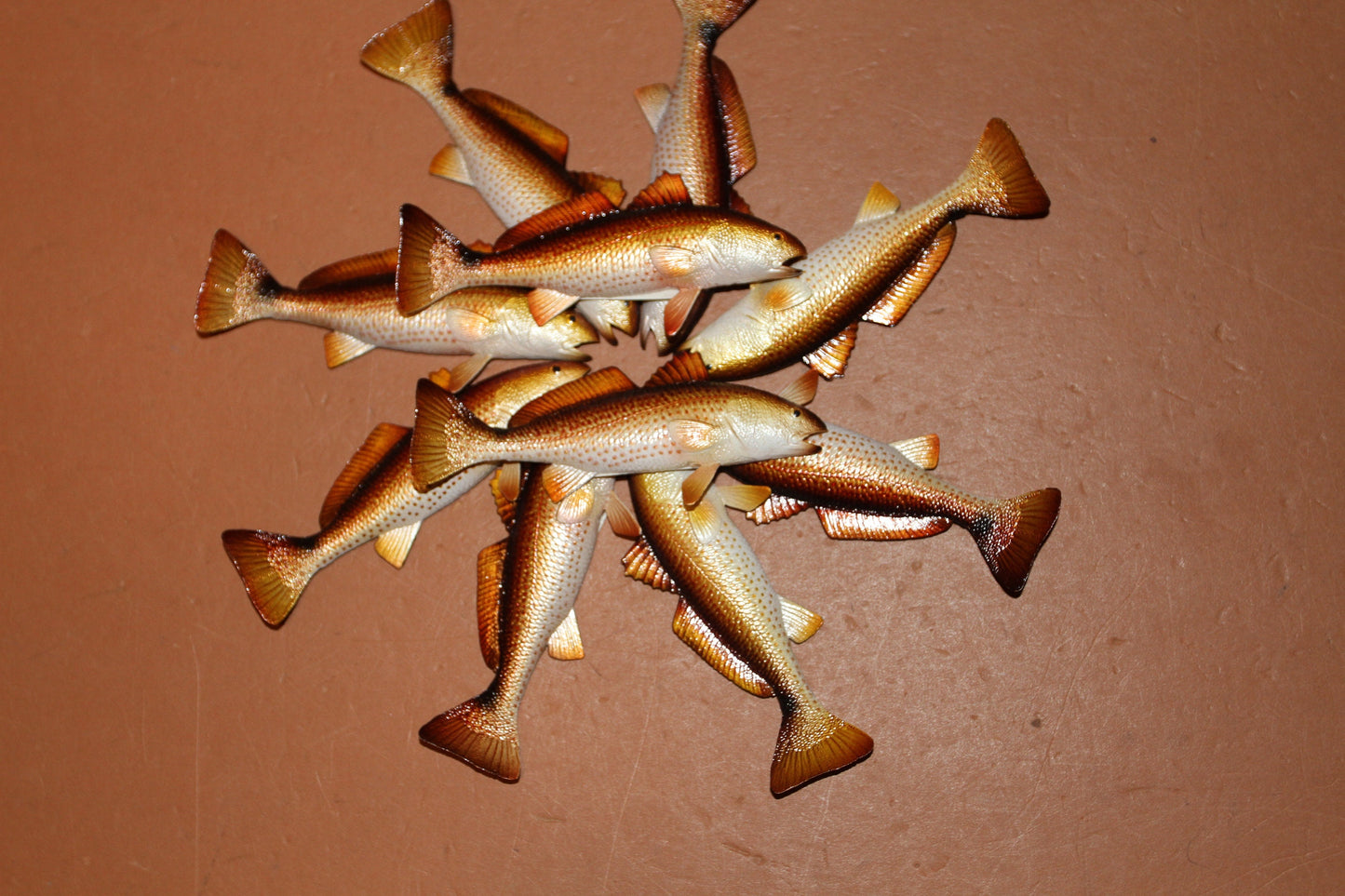 10 Redfish Refrigerator Magnets, Stocking Stuffers, Party Favors
