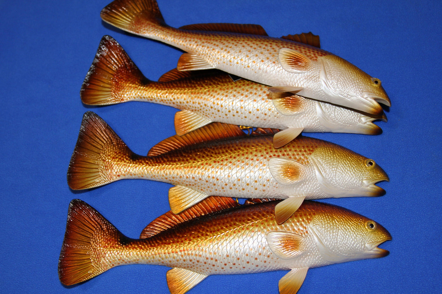 11" Red Fish Wall Decor, Christmas Gift, Bath Decor, Coastal Living Decor, Fishermen Gift, Beach Decor