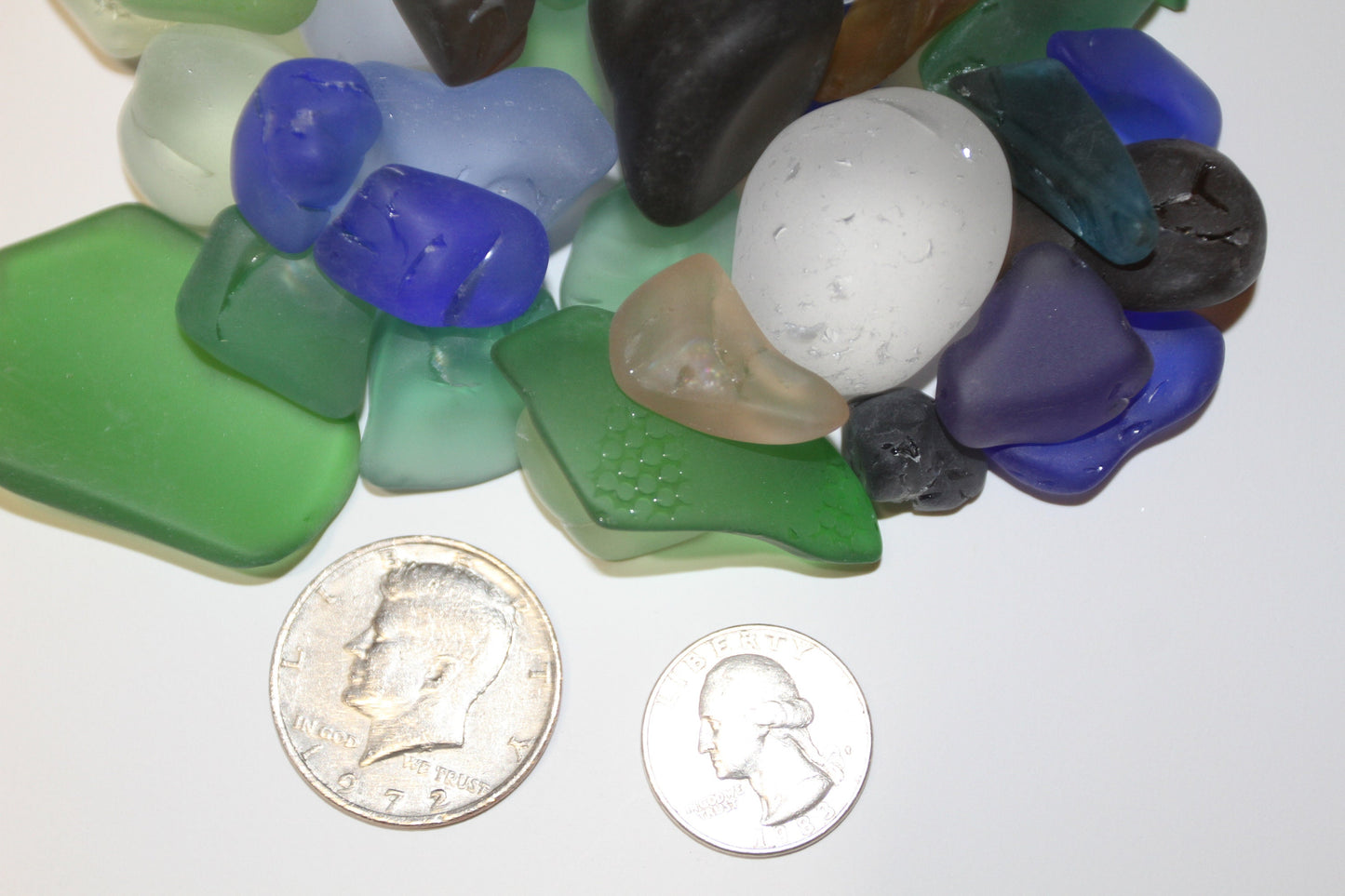 10 Pounds Of Large And Chunky Craft Sea Glass, Bulk Priced