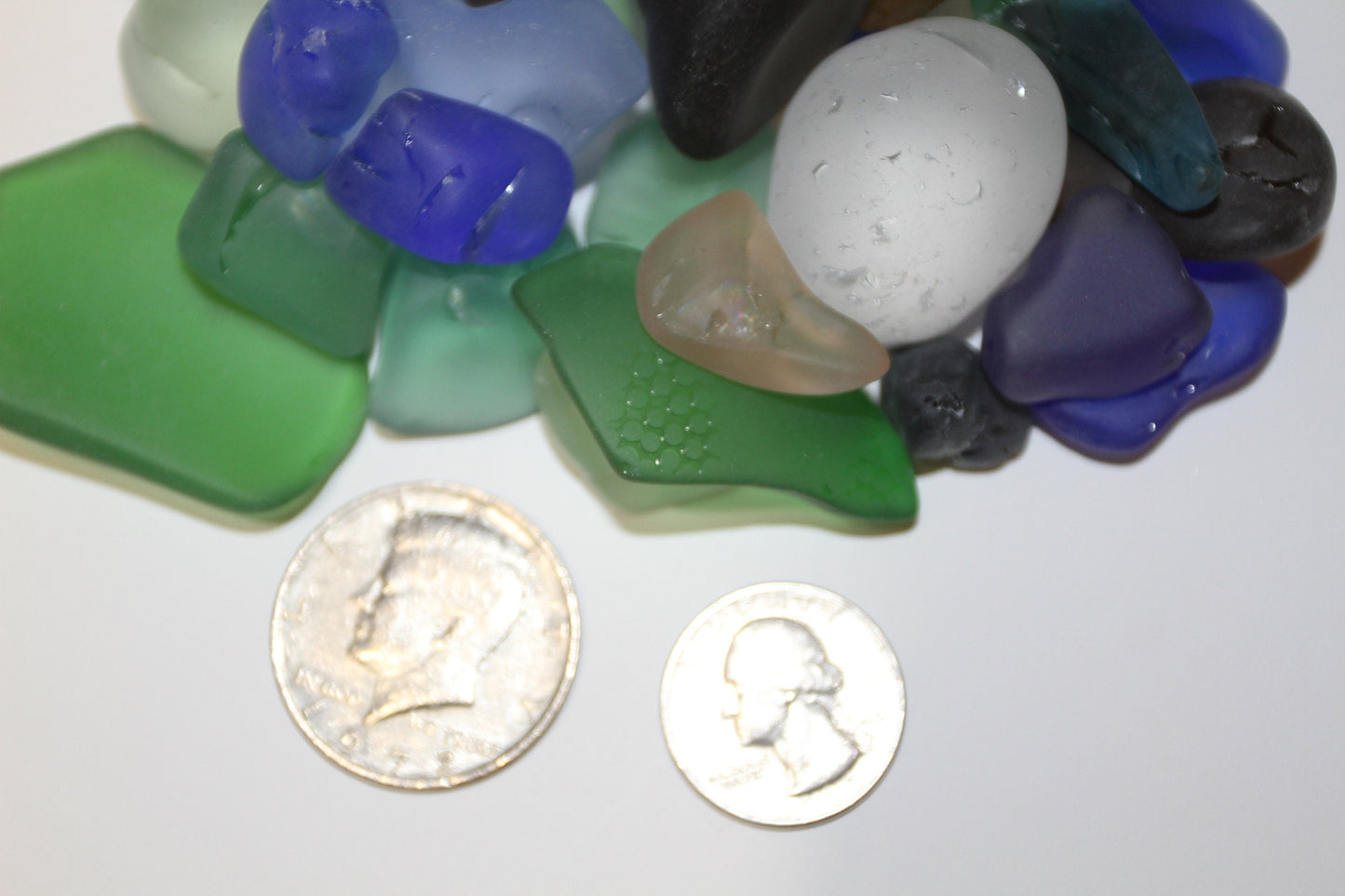 10 Pounds Of Large And Chunky Craft Sea Glass, Bulk Priced