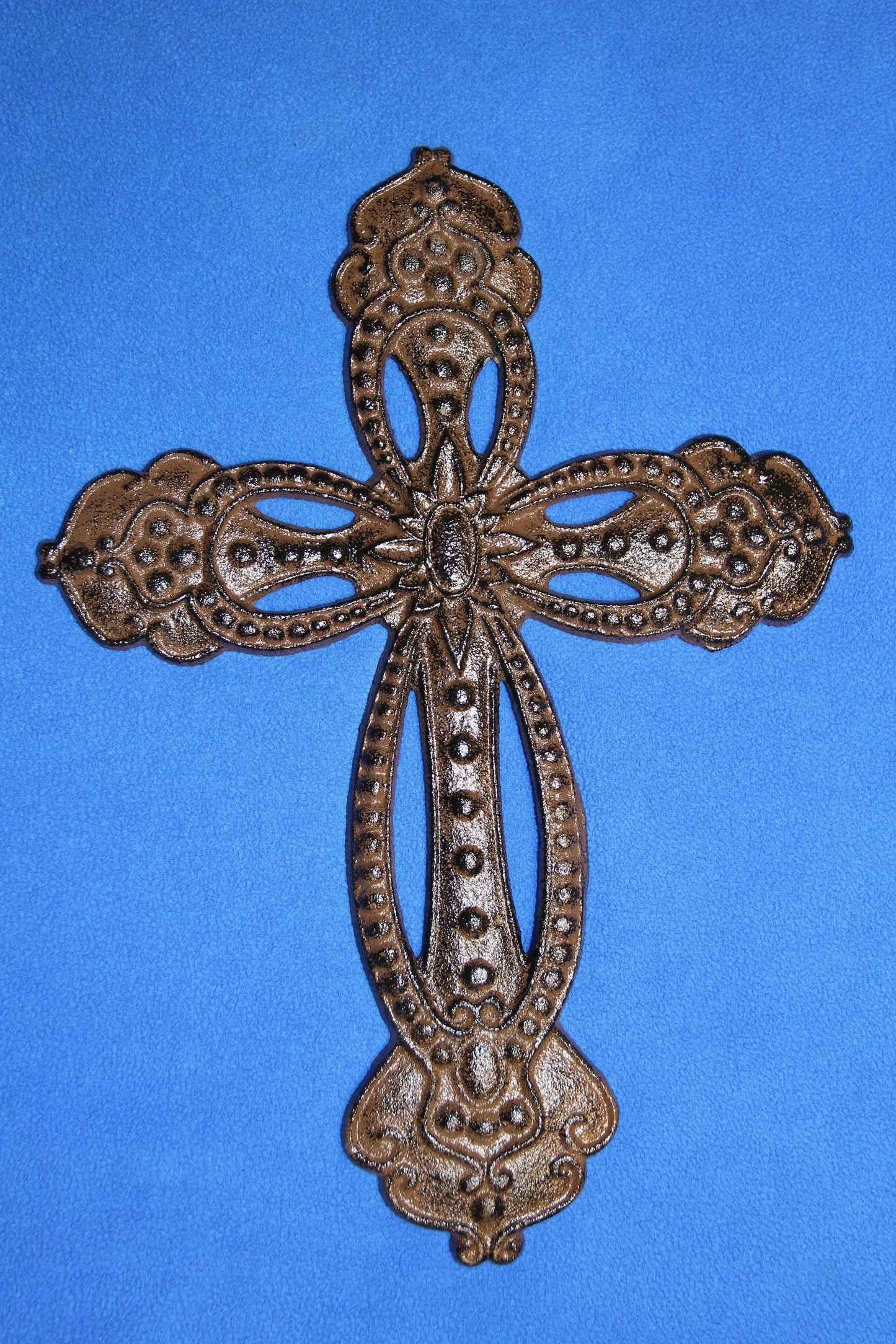 Large Collectible wall hanging cross,religion and spirituality,church decor,craft supply C-6