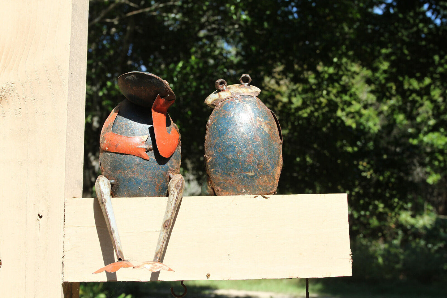 SITTING FROGS, Whimsical Yard Decor, Shelf Disply, Christmas Gift, Frog Decor, Counrty Decor N-67B
