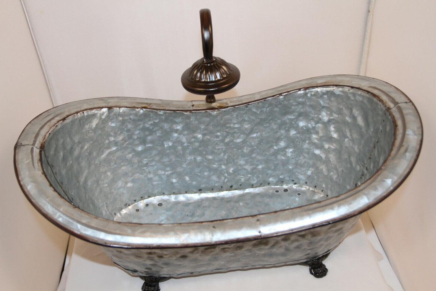 DECORATIVE CLAWFOOT TUB For Displays Flower, Bath Towels, Fruits And Much More,