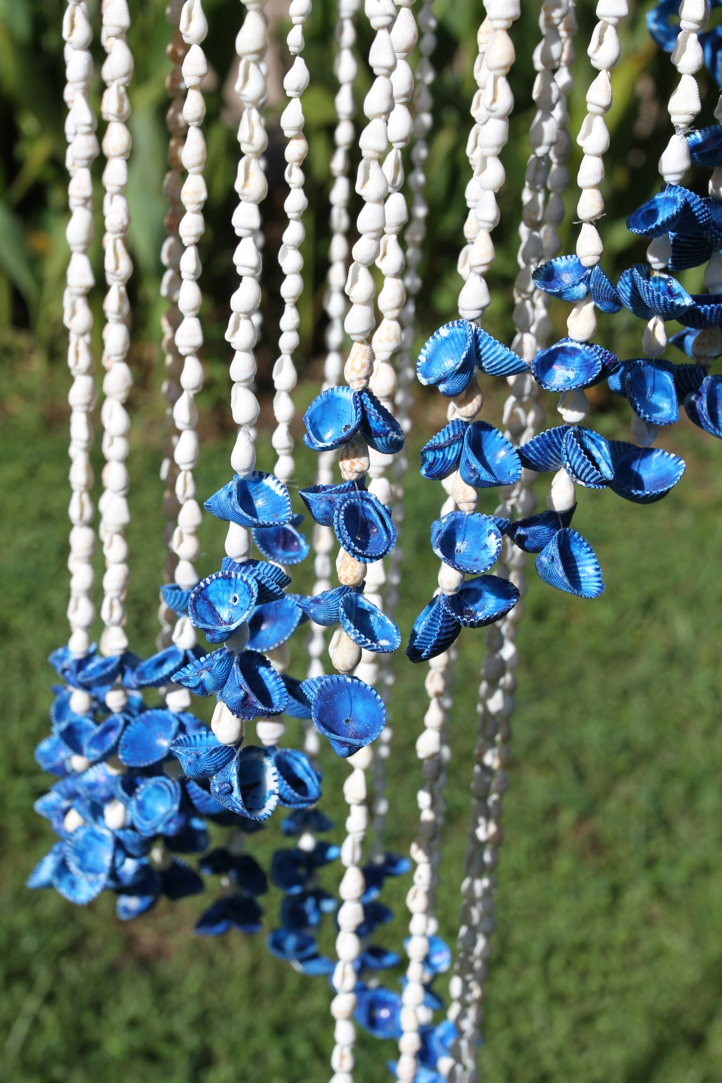1-LARGE SPIRAL SEASHELL WINDCHIME,All Occasion Gifts,Coastal Home Accents,Balcony Decor,G-90