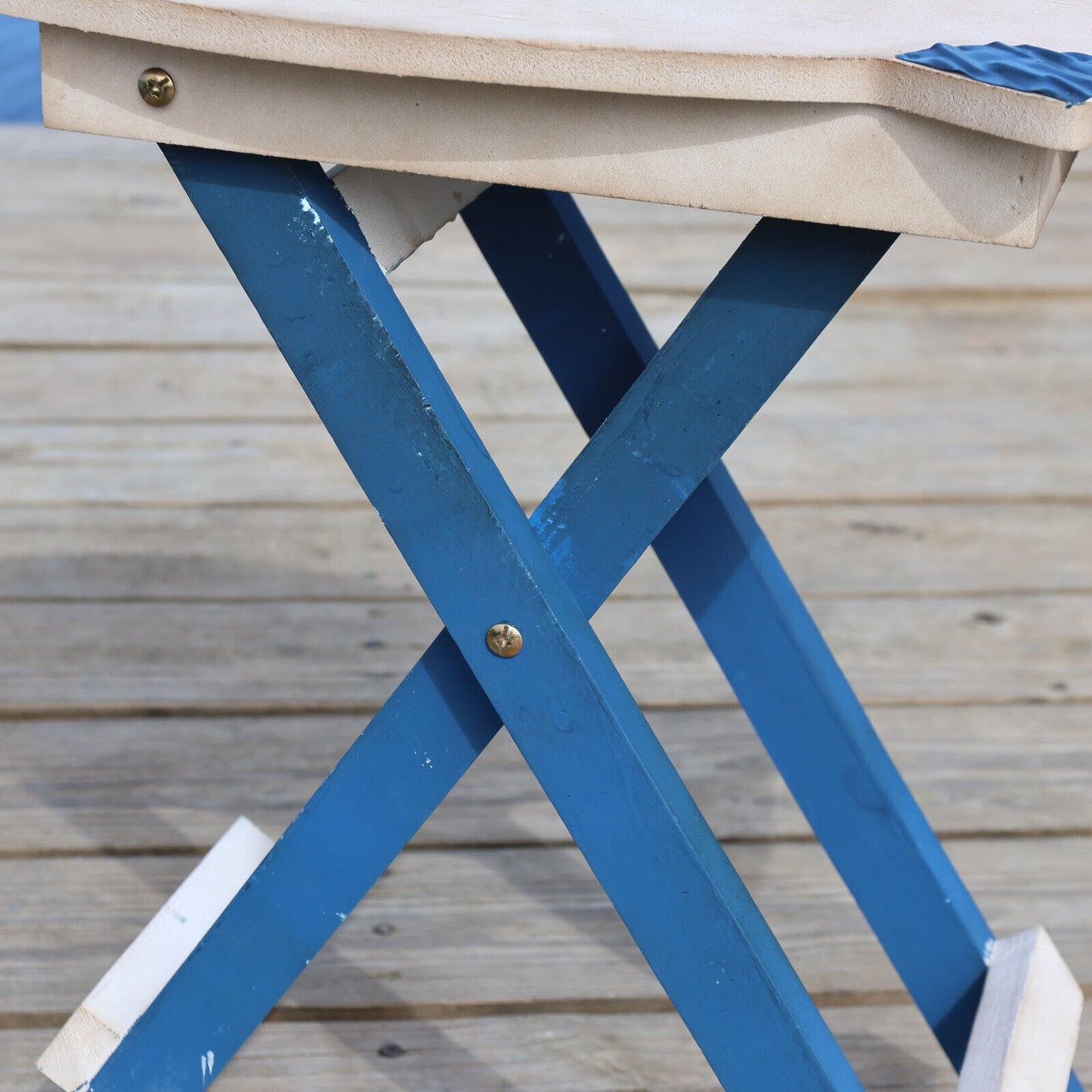 TABLE, Folding Wood Table, Fish Shape, Side Table, Patio Decor, Coastal Home Decor,