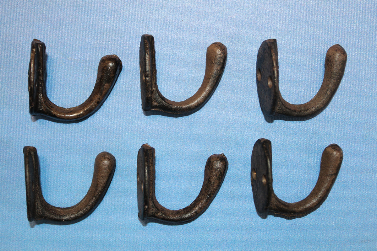 6-Cup Wall Hooks,Farm And Ranch Decor,Utility Hooks,Garden,Bath,Kitchen Hanging Storage,H-63