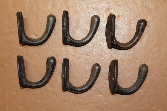 6-Cup Wall Hooks,Farm And Ranch Decor,Utility Hooks,Garden,Bath,Kitchen Hanging Storage,H-63
