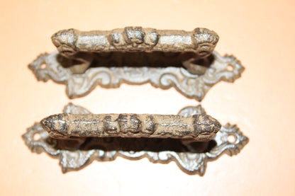 HW-07, 2-Ornate Drawer Pulls,Dresser Handles,Closet Pulls,Door Handle,All Occasion Gifts,Hardware