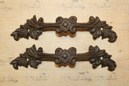 2-LARGE ELEGANT Drawer Pulls,Handles,Furniture Update Hardware,New Orleans Style,HW-45