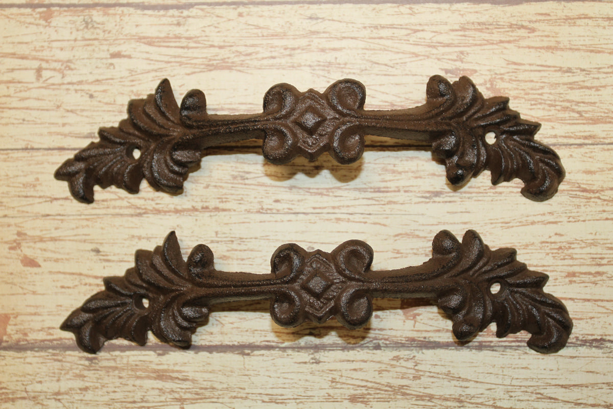 2-LARGE ELEGANT Drawer Pulls,Handles,Furniture Update Hardware,New Orleans Style,HW-45