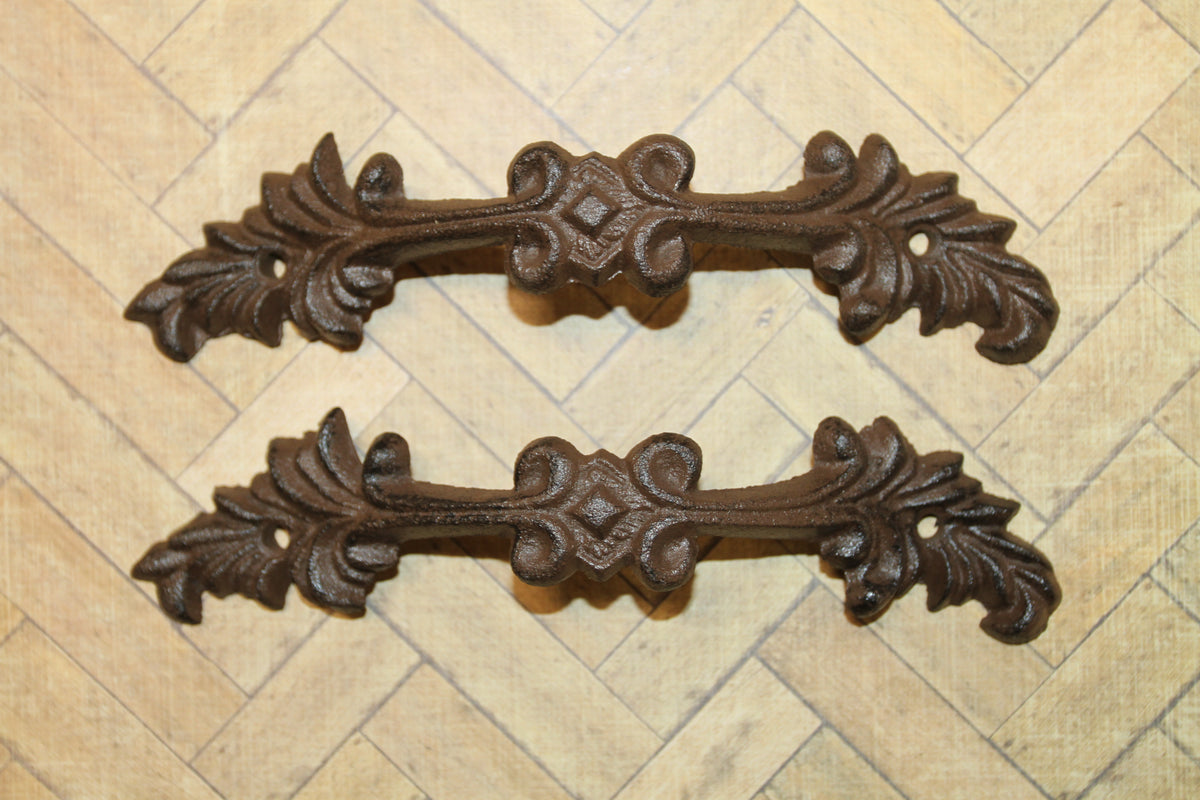 2-LARGE ELEGANT Drawer Pulls,Handles,Furniture Update Hardware,New Orleans Style,HW-45