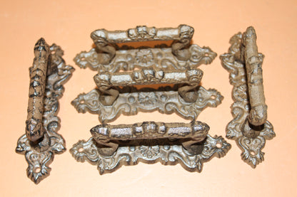 HW-07, 2-Ornate Drawer Pulls,Dresser Handles,Closet Pulls,Door Handle,All Occasion Gifts,Hardware