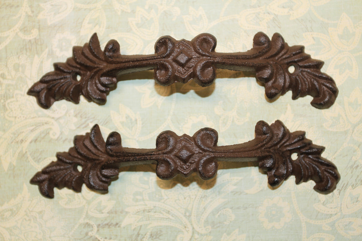 2-LARGE ELEGANT Drawer Pulls,Handles,Furniture Update Hardware,New Orleans Style,HW-45