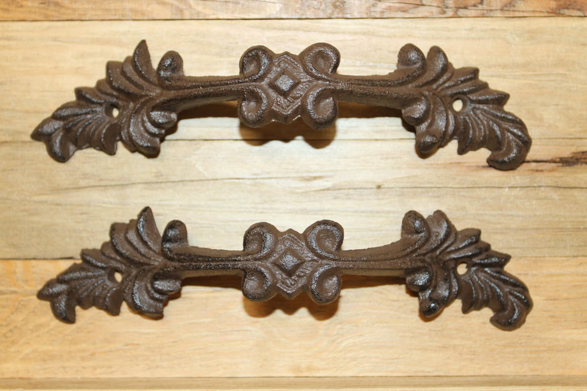 2-LARGE ELEGANT Drawer Pulls,Handles,Furniture Update Hardware,New Orleans Style,HW-45