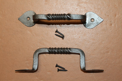 2- Decorative Drawer Pull Handle, Classic Twisted Design, Comes with Screws, HW-127