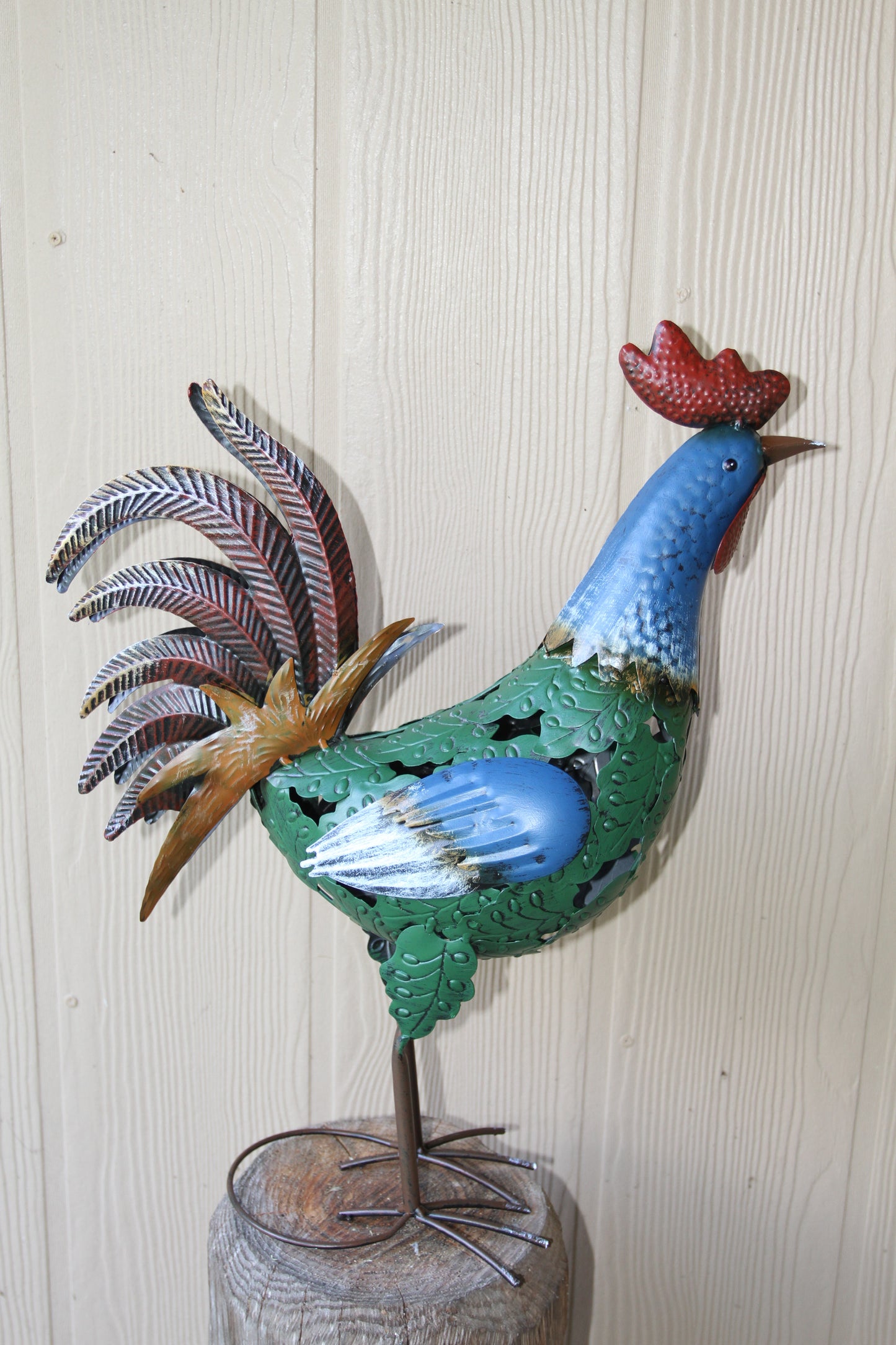 1-LARGE ROOSTER,All Occasion Gifts,Farm And Ranch Decor,Yard Art,Garden Decor,Rooster Collections GH-BR1