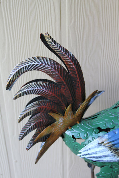 1-LARGE ROOSTER,All Occasion Gifts,Farm And Ranch Decor,Yard Art,Garden Decor,Rooster Collections GH-BR1
