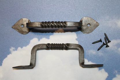 2- Decorative Drawer Pull Handle, Classic Twisted Design, Comes with Screws, HW-127