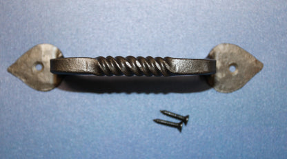 2- Decorative Drawer Pull Handle, Classic Twisted Design, Comes with Screws, HW-127