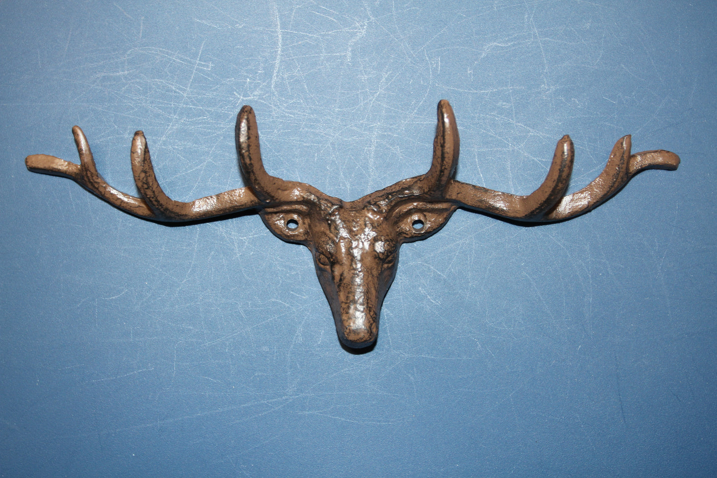 1-Large Wall Hook,DEER ANTLER RACK, 6 Useful Hooks,Western Decor,Hunting Accents, W-73