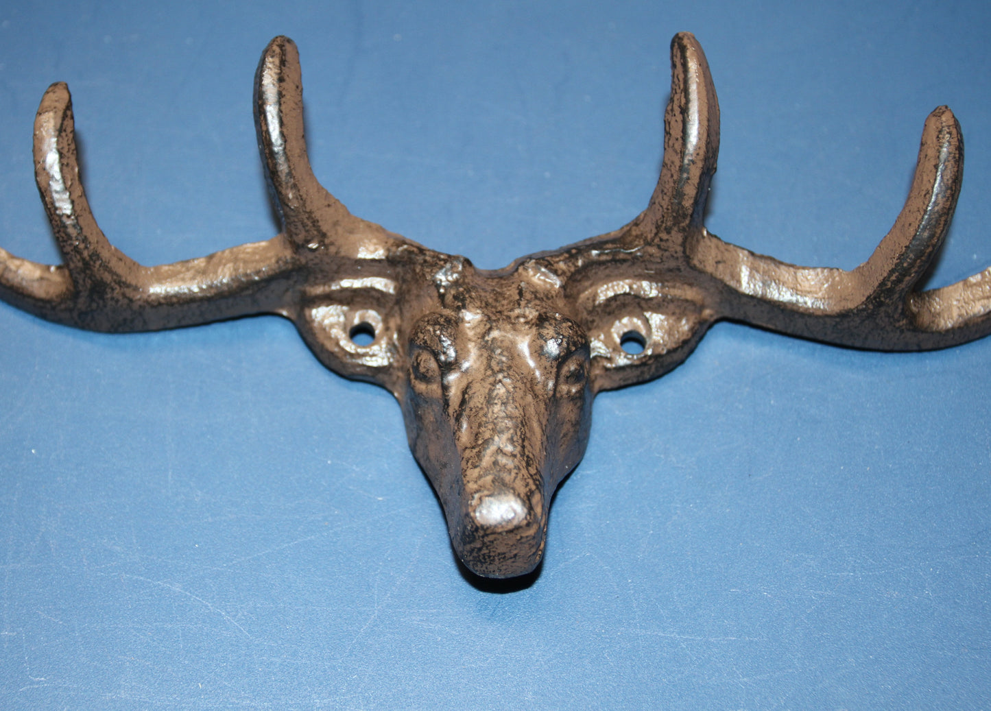 1-Large Wall Hook,DEER ANTLER RACK, 6 Useful Hooks,Western Decor,Hunting Accents, W-73