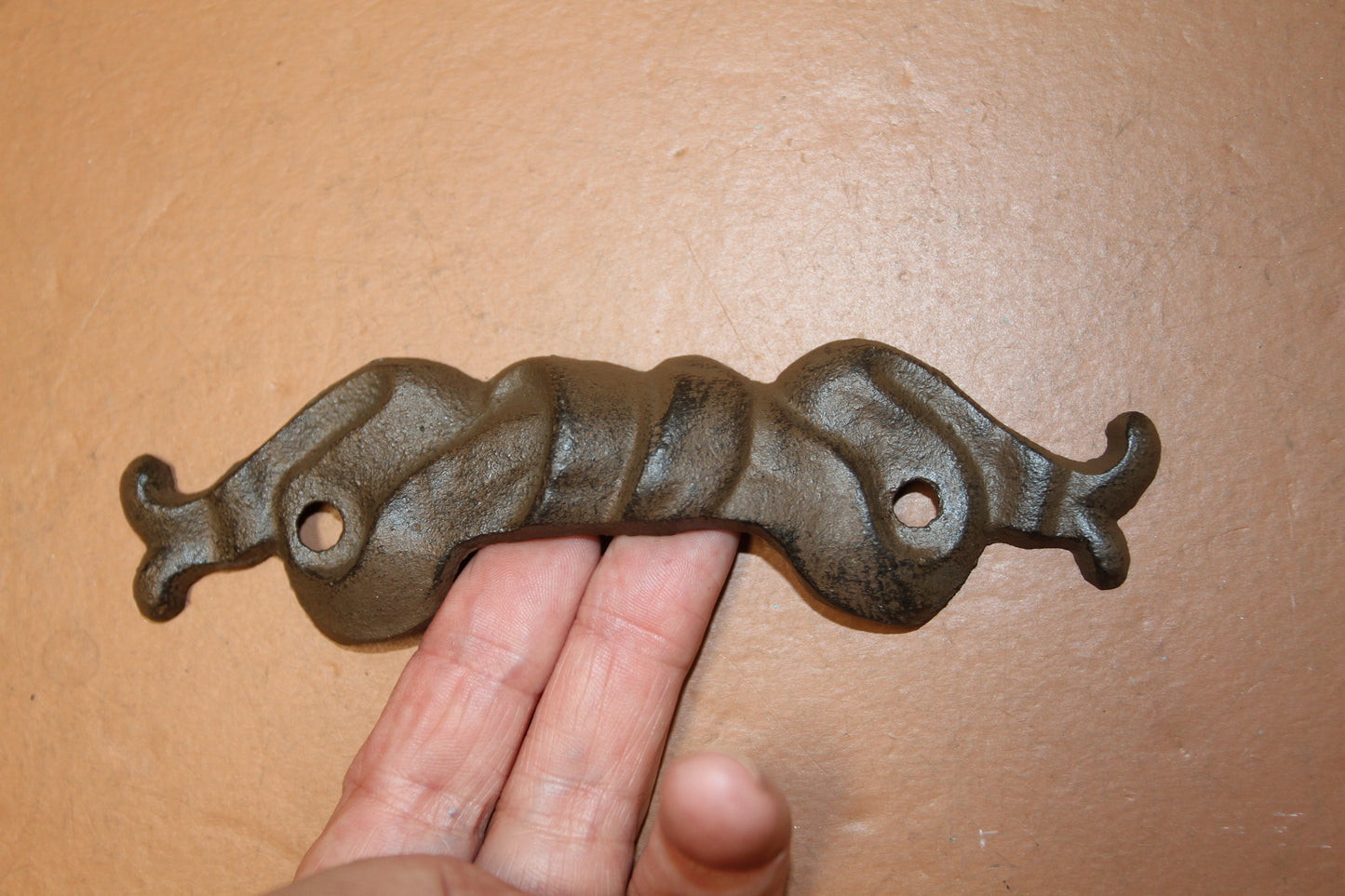 HW-09, 2-RIBBON CUP BIN PULLS, Bath Decor,Dresser Refurbish Hardware, Kitchen Hardware,3-D Bow