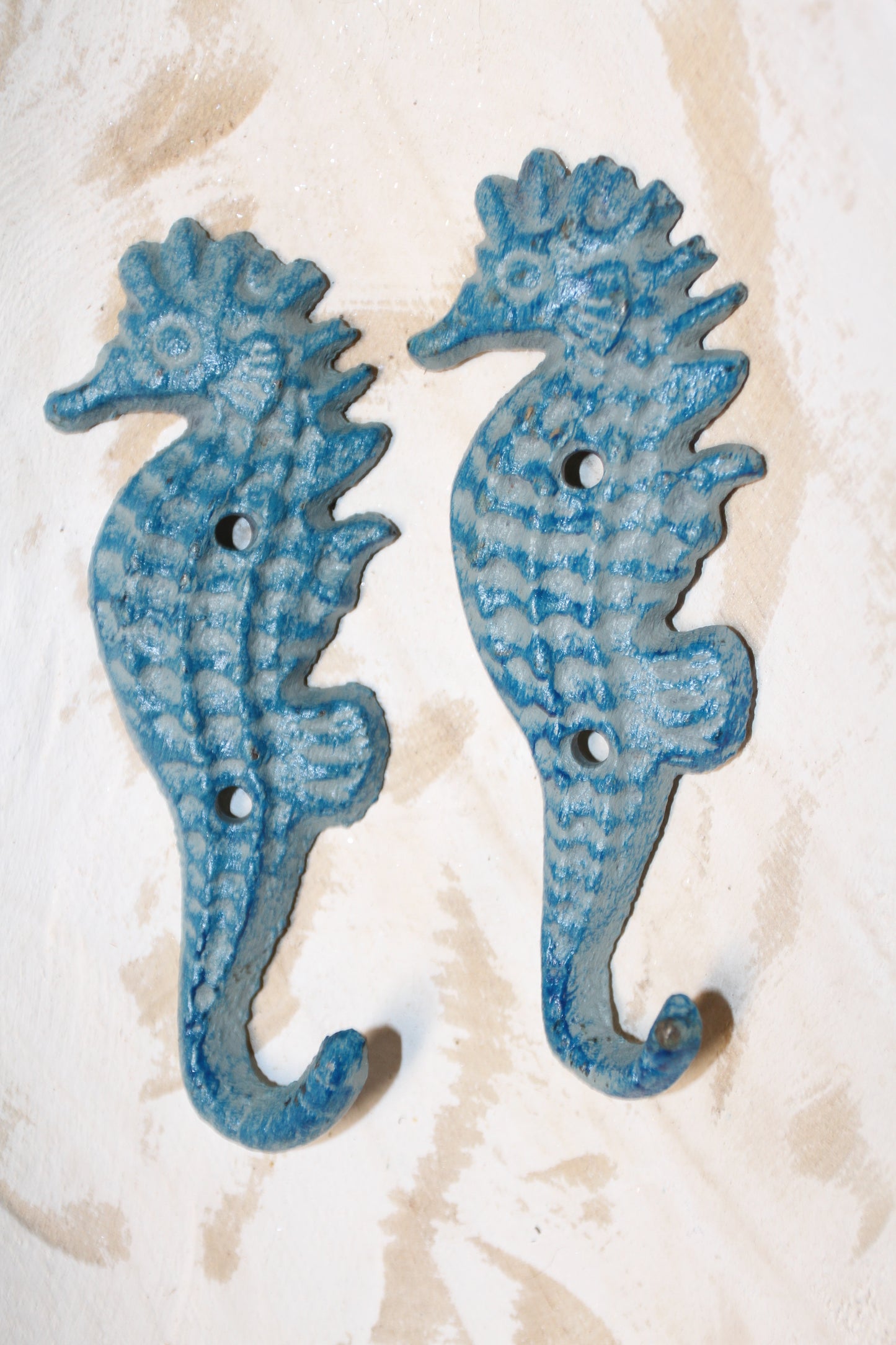 WALL HOOKS, Coastal Living Seahorse Wall Hook, Cast Iron 5 3/4 inches, Free Ship N-02