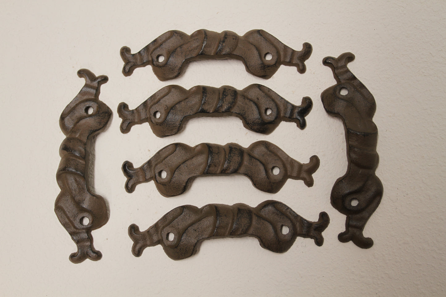 HW-09, 2-RIBBON CUP BIN PULLS, Bath Decor,Dresser Refurbish Hardware, Kitchen Hardware,3-D Bow