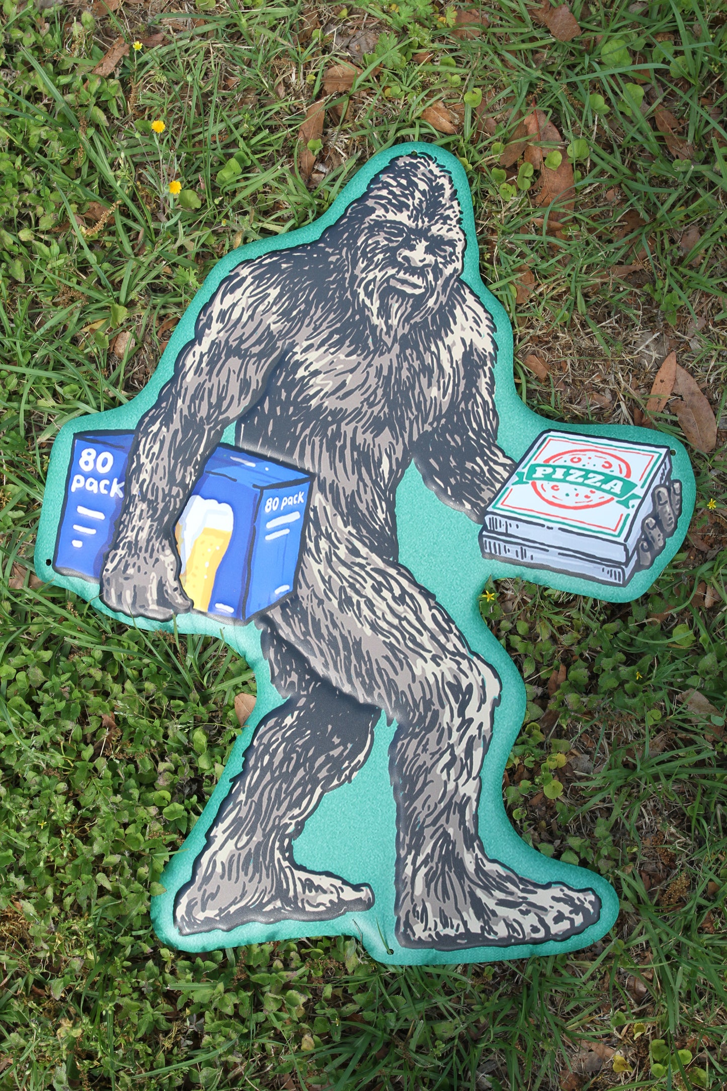 1-BIGFOOT Sign,Fence Decor,Wall Hanging,Cabin Accents,Pizza And Beer, All Occasion Gifts, BF-T