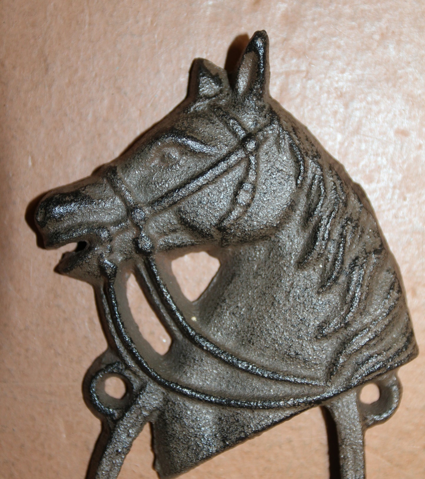 2-Wall Hooks,HORSE HEAD,Gifts,Country Ranch Style,Equestrian Decor,Gifts,W-8