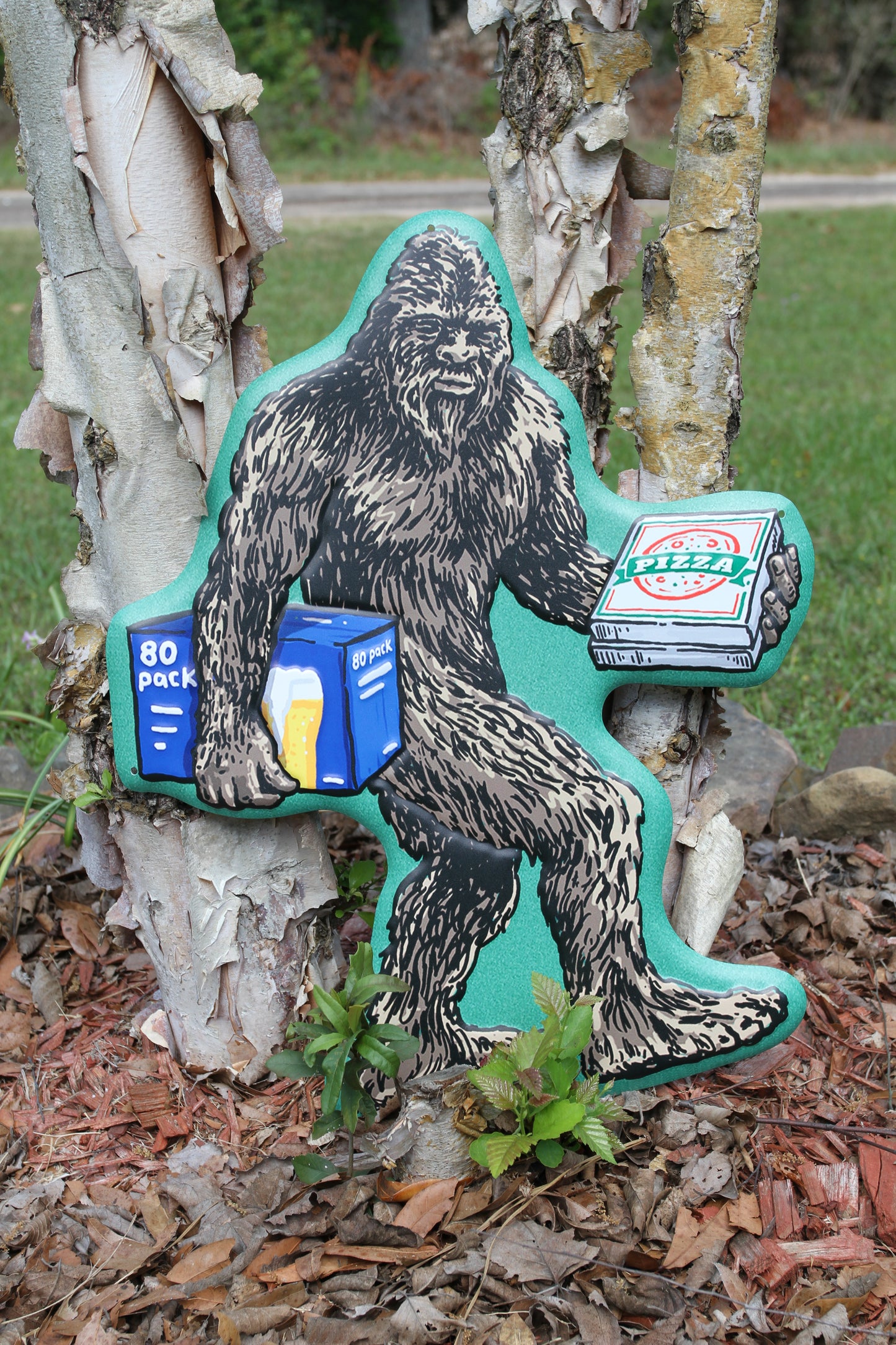 1-BIGFOOT Sign,Fence Decor,Wall Hanging,Cabin Accents,Pizza And Beer, All Occasion Gifts, BF-T